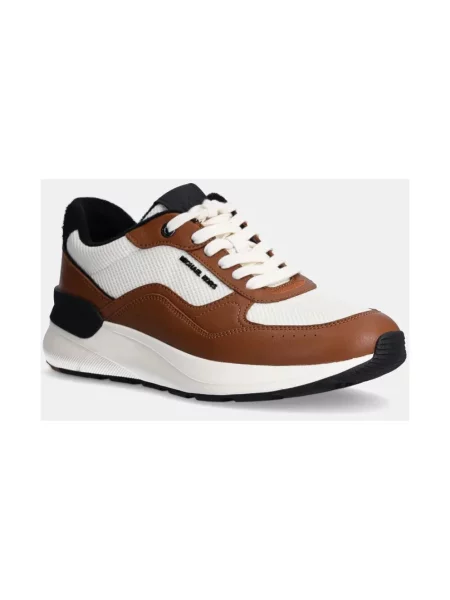 Sneakersy Michael Kors skórzane brązowe