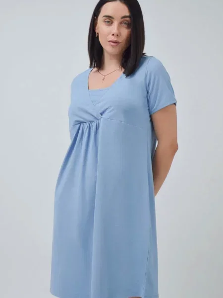 Женское домашнее платье блакитна