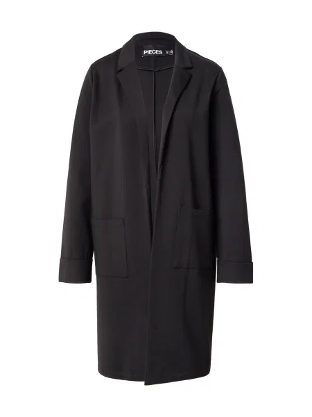 PIECES Palton de primăvară-toamnă PCHOPE' negru