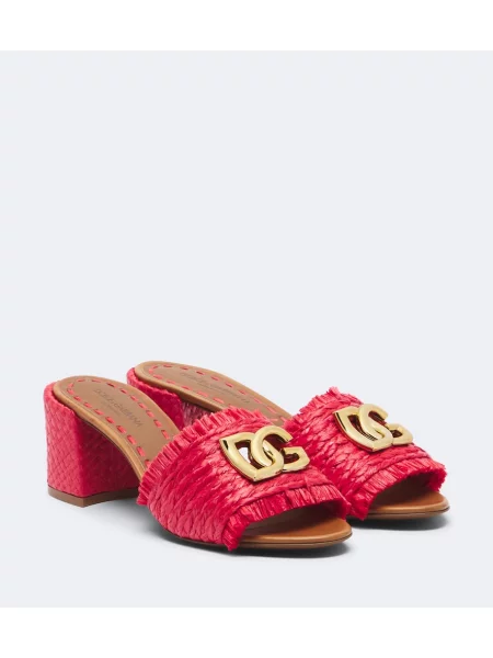 Papuci tip mules Dolce&gabbana roșu