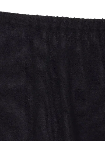 Pantaloni Co din cașmir negru