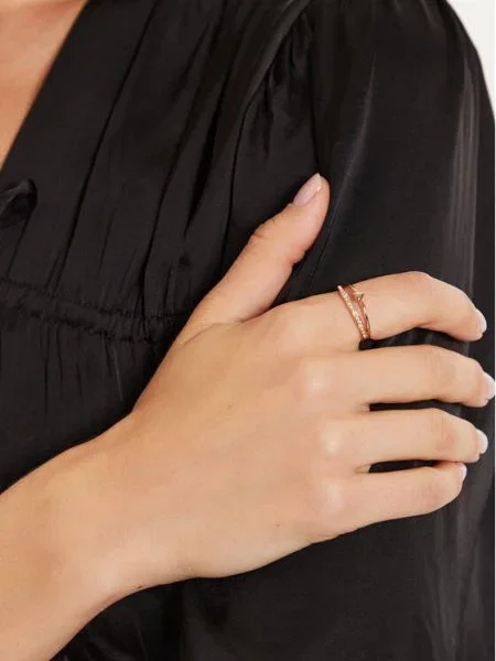 FOSSIL Inele Hearts To You auriu roz