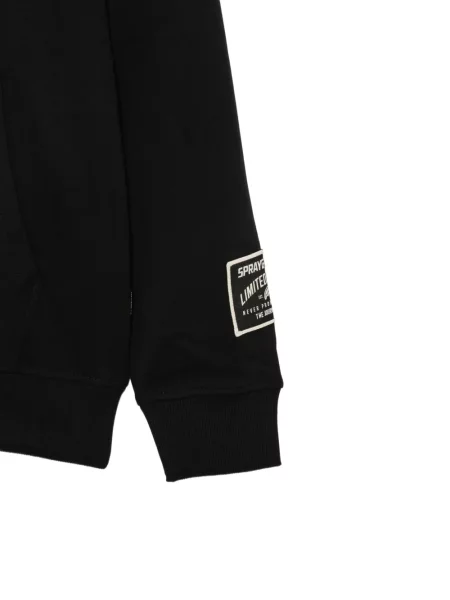 Hanorac cu glugă Sprayground cu autograf negru