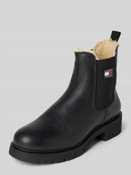 Kozaki Tommy Jeans czarne