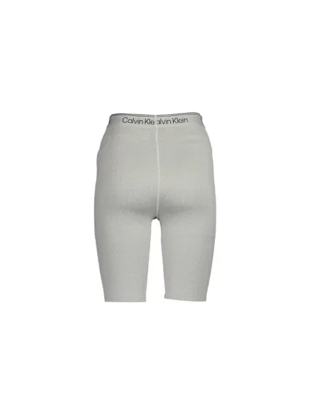 Krátke nohavice Calvin Klein Performance strieborná