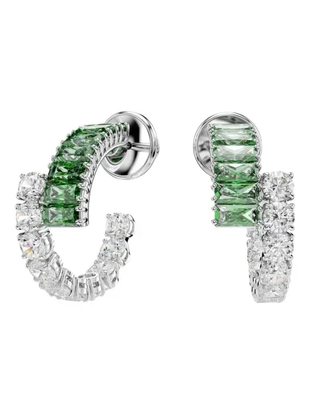 Kolczyki Swarovski szare
