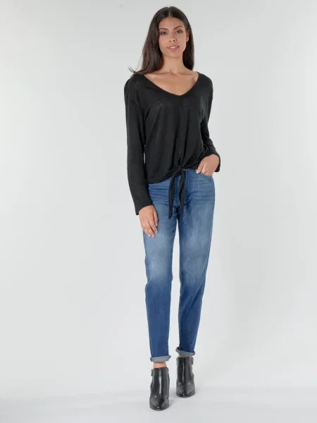 Džínsy s rovným strihom G-star Raw orezané modrá