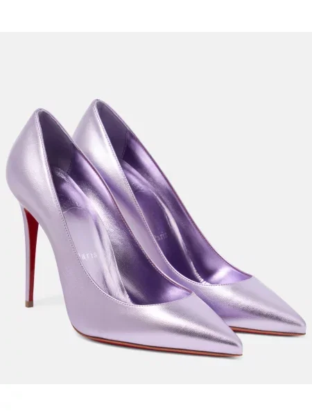 Usnjene salonarji Christian Louboutin vijolična