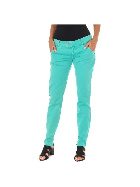 Pantaloni Met verde