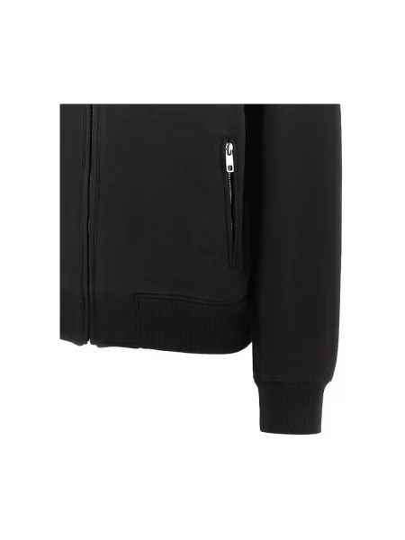 Bluza z kapturem Dolce And Gabbana z kapturem z logo czarna