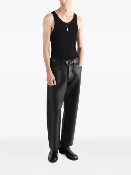 Pantaloni Lemaire cu 5 buzunare gri