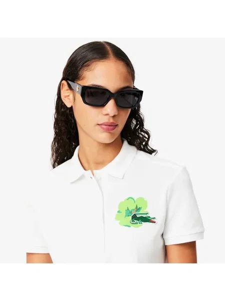 Lacoste Koszulka Polo Slim Fit biała