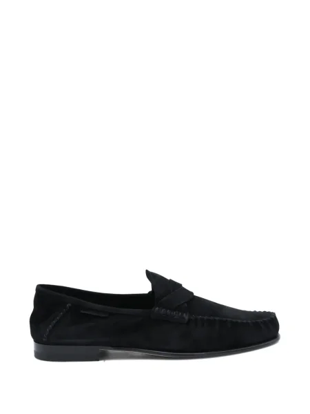 Pantofi loafer Tom Ford din piele de căprioară negru