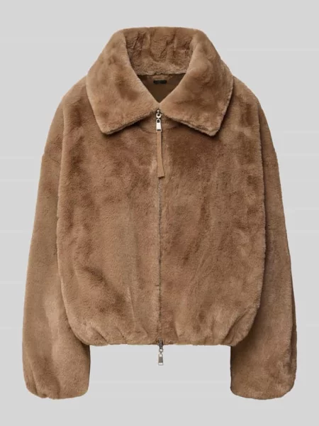 Krój relaxed fit kurtka ze sztucznego futra model Wender' Beaumont Amsterdam