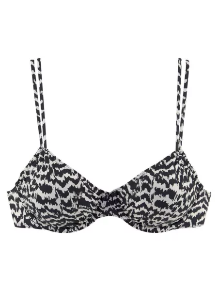 LASCANA Sutien costum de baie negru