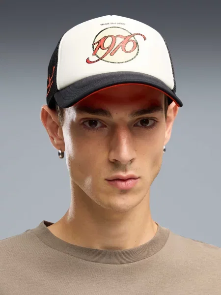 Жіночі Кеди низькі PUMA Mclaren Jameshunt Truckercap комбінований верх білий