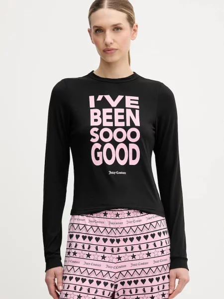Pyžamo Juicy Couture černá