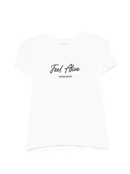 Tricou Patrizia Pepe cu imagine alb