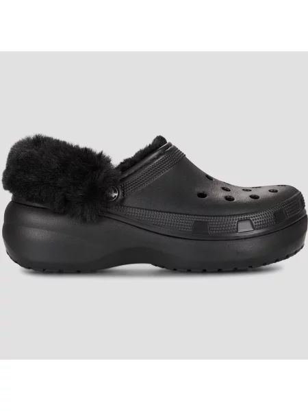 Platform talpú klasszikus félcipő Crocs fekete