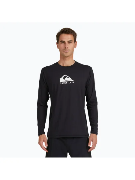 Tricou mânecă lungă Quiksilver negru