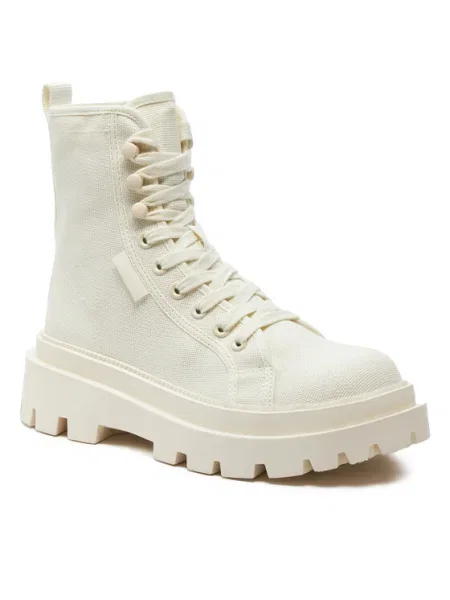 Полуотворени обувки Superga бежово