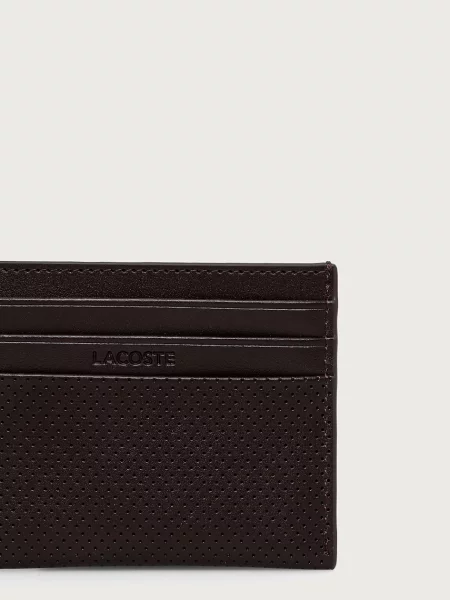 Кожаный ремень Lacoste с ремешками