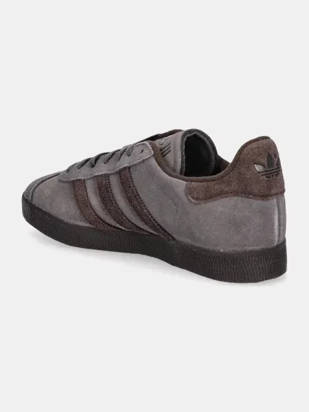 Semišové sneakers boty adidas Originals Gazelle šedá