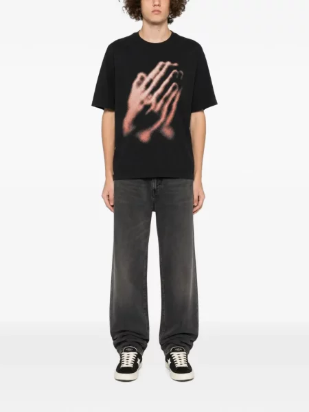 Tricou Melt cu imagine negru