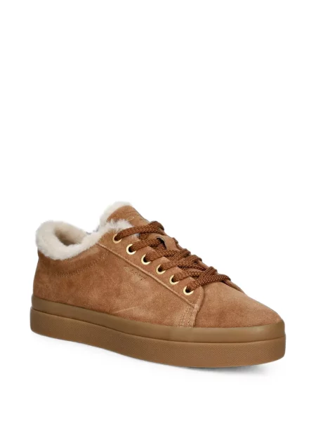 Sneakerși Gant din piele de căprioară maro