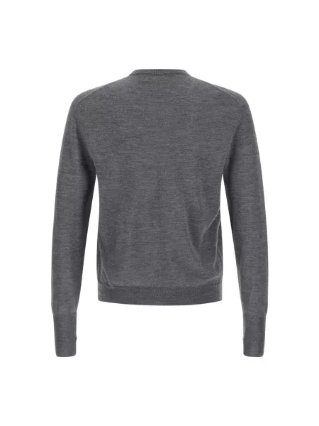 Sweter Ma'ry'ya wełniany szary