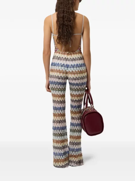 Pantaloni Missoni din dantelă