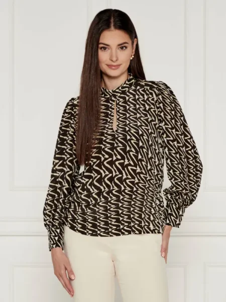 Marella De mătase cămașă negru
