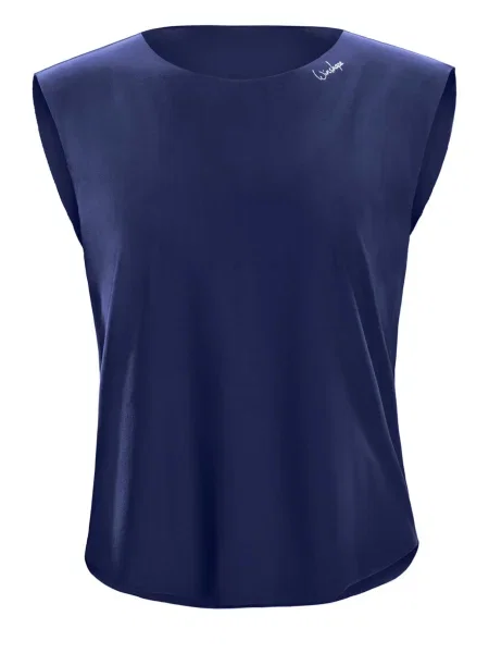 Winshape Sport top închis albastru