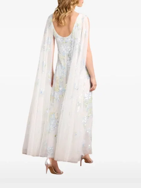 Rochie Needle & Thread cu paiete alb