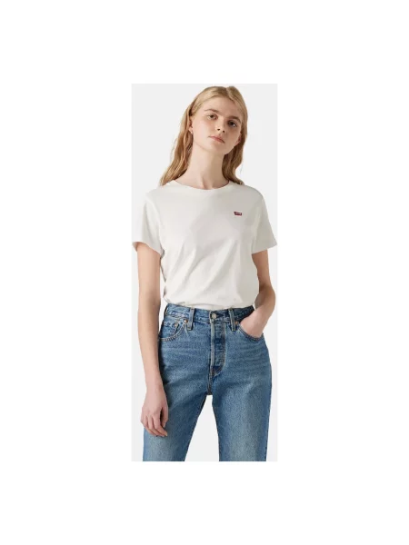 Levi's Koszulka Kobiety jednolity S biały