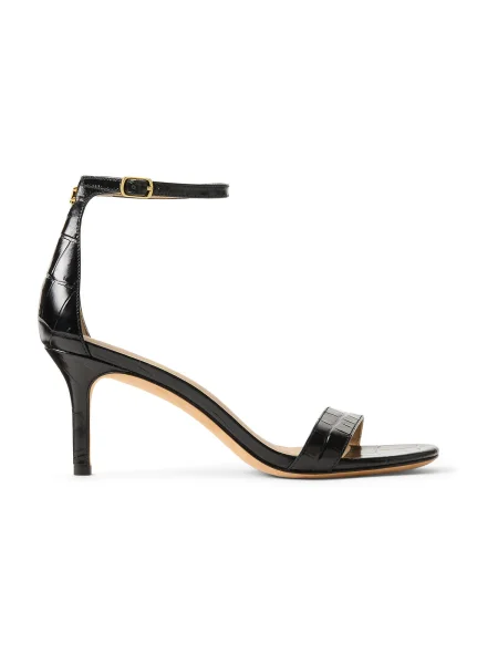 Lauren Ralph Lauren Sandali s paščki ALLIE' črna