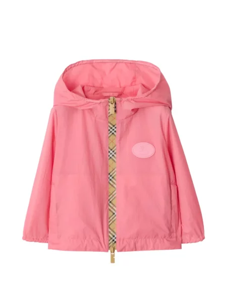 Kurtka dziecięca Burberry różowa