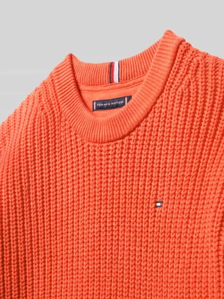 Sweter z dzianiny kroju regular fit z mieszanki bawełny Tommy Hilfiger Teens