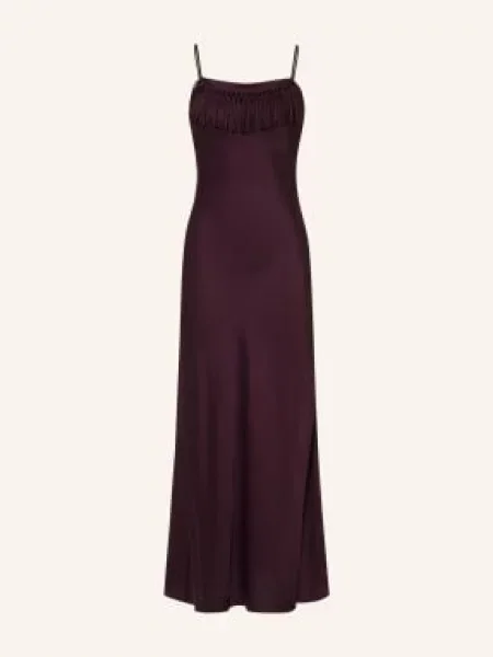 Claudie Pierlot Satynowa Sukienka lila