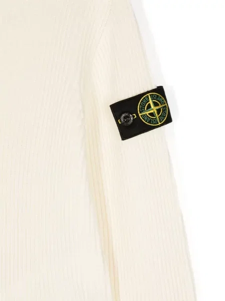 Sweter dziecięcy Stone Island biały
