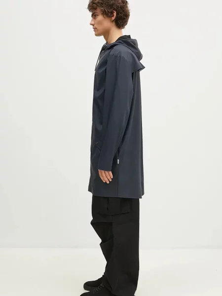 Bunda Rains Long Jacket navy tmavě modrá
