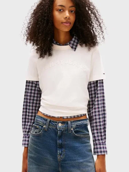 Футболка Tommy Jeans біла