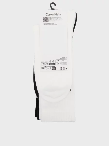 Носки Calvin Klein в полоску с лого