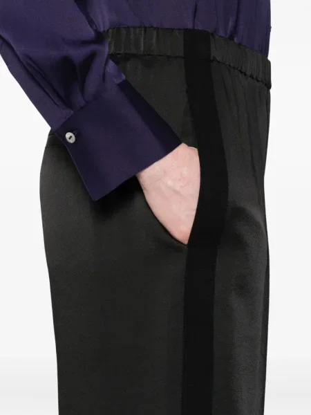 Pantaloni Vince cu dungi negru