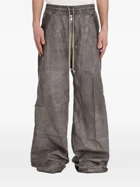 Pantaloni cu șnur Rick Owens Drkshdw cu cordon gri
