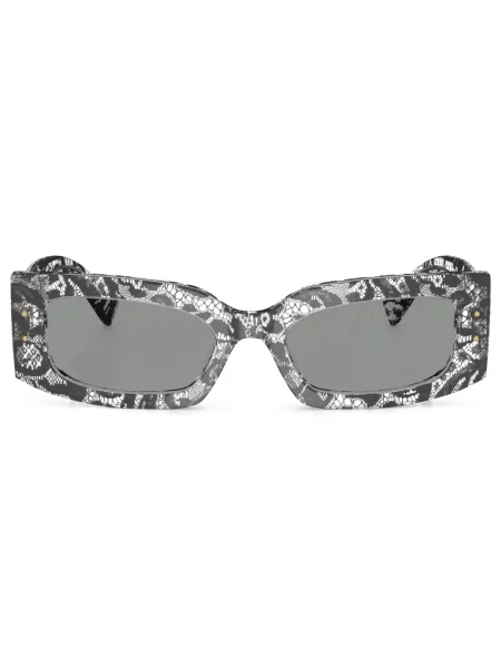Ochelari de soare Dolce & Gabbana Eyewear cu model floral negru