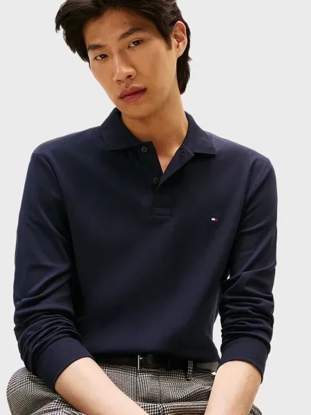 Лонгслів Tommy Hilfiger синій