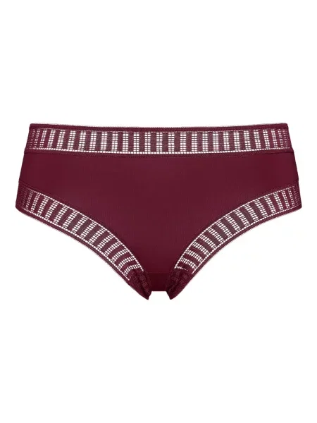 Chiloți tanga Eres din dantelă violet