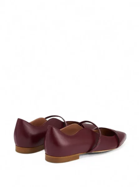 Balerini Malone Souliers din piele roșu