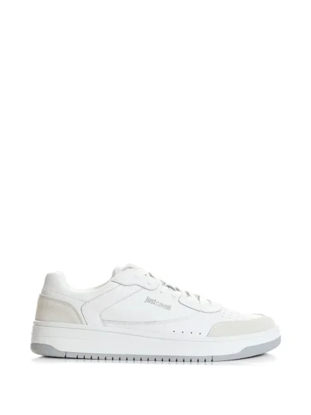 Sneakerși Just Cavalli alb